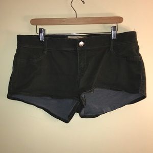 Green Hollister Short-Short